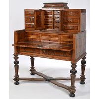 IMPORTANT BUREAU SCRIBAN LOUIS XIV de forme rectangulaire en… (photo 3)