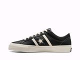 converse one star ox leather black / white