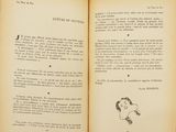 an open book with a picture of a woman on it