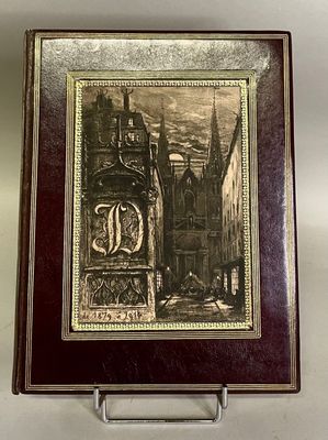 a picture of a picture of a clock in a picture frame