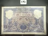 un ancien billet de banque français sur lequel figurent les portraits d'un homme et d'une femme