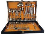 a case that has a bunch of silverware in it