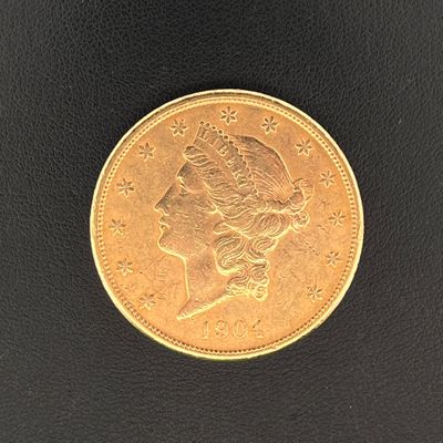 ETATS-UNIS. Monnaie en or de 20 Dollars 1904 S (San Francisc…