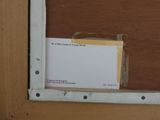 a picture of a piece of paper taped to a wall