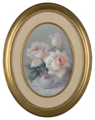 Paul SESTON (1905-1985) "Composition florale" HSP, SBG.