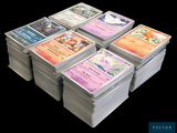 a lot of cards that are stacked on top of each other