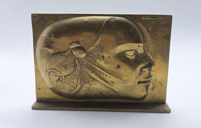 Pierre-Yves TREMOIS (1921-2020), Bronze presse papier figura…