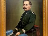 portrait d'un homme en uniforme militaire, assis sur une chaise