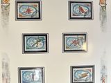 a picture of a picture of the olympic games on the wall