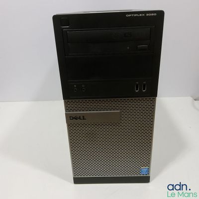 a close up of a desktop computer on a white surface