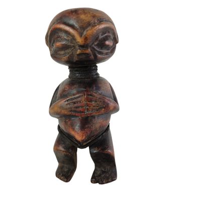 Statue PYGMEE en bois H 13 cm