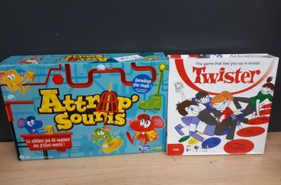 Lot de 2 jeux composé de: 1 jeu de société TWISTER, à partir…