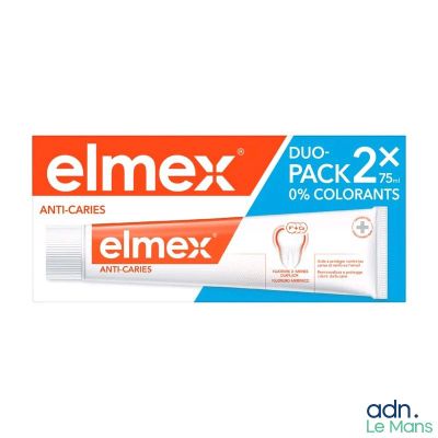 elmex duo pack 2x anti - caries 2 % colorants