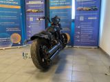 a motorcycle that is parked in a showroom