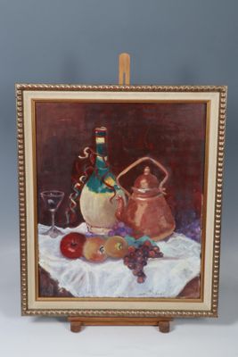 une peinture à l'huile représentant une nature morte représentant une nature morte représentant une nature morte représentant une nature morte représentant une nature morte représentant une nature morte représentant une nature morte