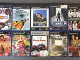 a lot of video games on the table together