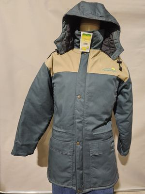 Veste The North Face pour garçon, avec capuche, en gris et beige