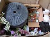 a box full of assorted items in it