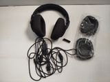 a pair of headphones that are sitting on a table
