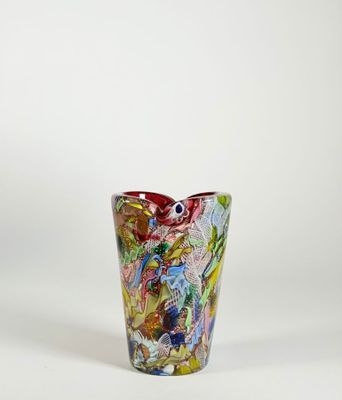 Dino MARTENS (1894-1970) Vase en verre à décor en inclusion …