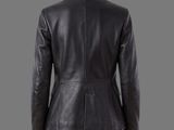 the back view of a woman ' s leather jacket on a mannequin mannequin mannequin mannequin mannequin mannequin manne