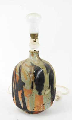 an image of a lamp that is on a table