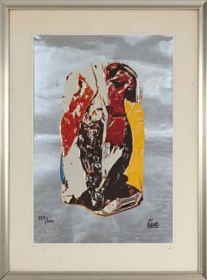 une image représentant un tableau où l'on voit un homme assis sur une planche de surf