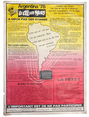 BOYCOTT de la Coupe du Monde Argentine 1978.