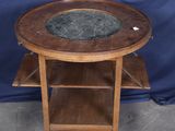 an image of a table with a marble top