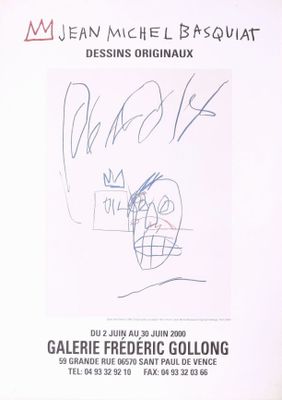 jean michel basquiat designs originalux galerie frederic golong