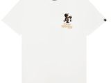 a white t - shirt with an image of a horse on it