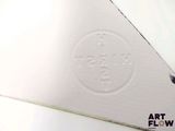 a close up of a piece of paper with a stamp on it