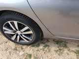 a car that is parked on the side of the road