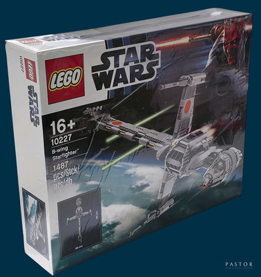 une boîte contenant un ensemble Lego Star Wars « TIE Fighter »