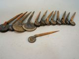 a lot of tools that are laying out on the table