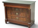 an image of a chest of drawers on a white background