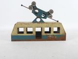 a toy train that is sitting on top of a table