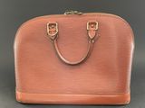 louis vuitton pink epi leather handbag with gold hardware