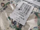 a close up of a label on a piece of clothing