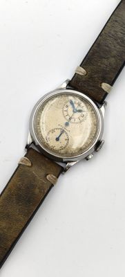 Montre Chronographe Monopoussoir Eterna Vers 1935