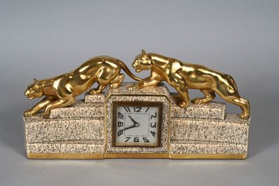 ODYV Garniture de cheminée en céramique se composant d'une p…