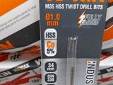 a close up of a package of drill bits on a table
