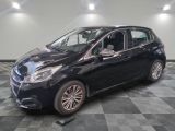 a picture of a black car parked in a garage