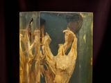 une image représentant un cube de verre avec un squelette à l'intérieur