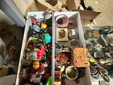 a box full of assorted items sitting on the floor