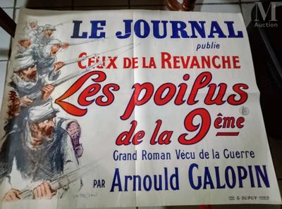 Affiche le journal ceux de la revanche les poilus de la 9 em…