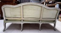 Banquette en bois laqué époque Louis XV (photo 5)