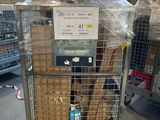 a cart that has a lot of items in it