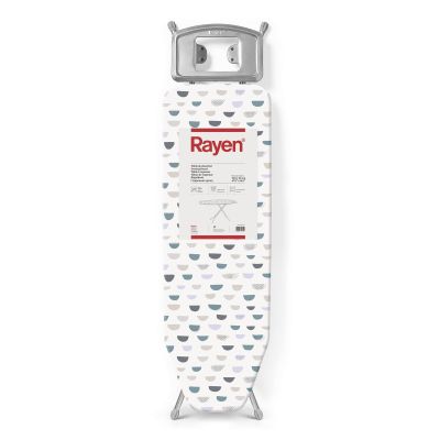 a close up of a ironing board on a white background