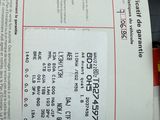 a close up of a paper with a price label on it